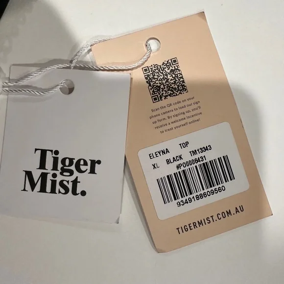 Tiger Mist Women's Black Crop-top - Size‎ XL - NEW With Tags. - Picture 8 of 16